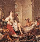 NATTIER, Jean-Marc Mademoiselle de Clermont en Sultane sg Germany oil painting reproduction